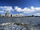Buy Liverpool and the River Mersey, Merseyside, England, United Kingdom at AllPosters.com