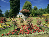 Buy Summer Bedding, with the Royal Crescent Behind, Bath, Avon (Somerset), England at AllPosters.com