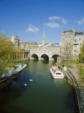 Buy The River Avon and Pulteney Bridge, Bath, Avon, England, UK at AllPosters.com