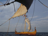 Buy View from Gaia of Replica Viking Ship Oseberg, Chesapeake Bay, USA at AllPosters.com