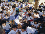 Buy School Children at the End of the Day at School, Ho Chi Minh City, Vietnam, Indochina at AllPosters.com