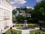 Mirabell Gardens and the Old City, Unesco World Heritage Site, Salzburg, Austria
