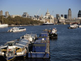 Buy City of London Skyline and River Thames from Blackfriars Bridge, London, England at AllPosters.com