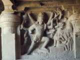 Buy Shiva, Destroyer of the Elephants, Kailasa, Ellora, Maharashtra State, India at AllPosters.com