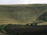 The Long Man, Wilmington, East Sussex, England, United Kingdom