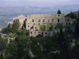 Palace of the Despots and the Plain of Sparta Below, Mistra, Greece