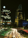 Kurfurstendam and Kaiser Wilhelm Memorial Church, Berlin, Germany