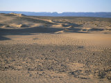 Buy Anti Atlas Mountains from the Dunes at Erg Al Hatin, Draa Valley, Morocco, North Africa, Africa at AllPosters.com
