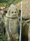 Buy Ancestor Ghost, Asaro Mudman, Eastern Highlands, Papua New Guinea at AllPosters.com