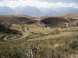 Interlinking Terraces in Natural Landform, Cuzco, Moray, Peru, South America