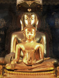 Buy Seated Buddha Images, Wat Bovornives (Bowonniwet), Bangkok, Thailand, Southeast Asia at AllPosters.com