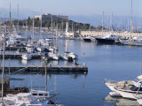 The Harbour and Fort Carre Where Napoleon was Imprisoned, Antibes, Alpes Maritimes, Cote d'Azur