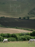 The Long Man, Wilmington, East Sussex, England, United Kingdom