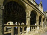 Medieval Market Hall, Honey Coloured Stone Building, High Street, the Cotswolds