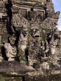 Temple Carvings, Ubud, Bali, Indonesia, Southeast Asia
