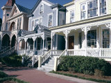 Old Style Clapboard Residences, Victorian District, Savannah, Georgia, USA