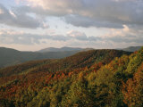Earling Morning Landscape, Little Switzerland, Blue Ridge Parkway, USA