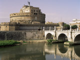 Castel San Angelo and River Tiber, Rome, Lazio, Italy