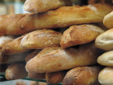 Bread and Baguettes in Boulangerie in Town Centre, Lille, Flanders, Nord, France
