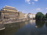 Buy National Theatre and River Vltava, Prague, Czech Republic at AllPosters.com