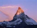 Buy Peak of the Matterhorn, 4478M, Valais, Swiss Alps, Switzerland at AllPosters.com