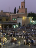Buy Crowds in the Djemaa El Fna, Marrakesh, Morocco, North Africa, Africa at AllPosters.com