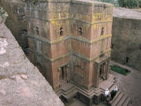 Buy Looking Down on Entrance of Biet Giorgis, Rock Cut Christian Church, Lalibela, Ethiopia at AllPosters.com