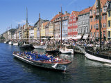 Buy Nyhavn, Copenhagen, Denmark, Scandinavia at AllPosters.com