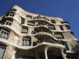 Gaudi's Casa Mila (La Pedrera), Unesco World Heritage Site, Barcelona, Catalonia, Spain