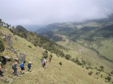 Buy Trekking to Chenek, Simien Mountains National Park, Unesco World Heritage Site, Ethiopia, Africa at AllPosters.com