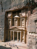 The Treasury (Khaznat Far'Oun), Dating from the 1st Century Bc, at End of Siq, Petra