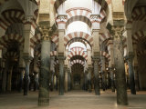 Interior of the Mezquita (Great Mosque), Unesco World Heritage Site, Cordoba, Andalucia, Spain