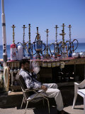 Water Pipes, Red Sea Public Beach, Aqaba, Jordan, Middle East