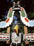 Totem at Stanley Park, Vancouver, British Columbia, Canada