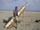 Buy Traditional Boat, Abyata (Abiyata) Lake, Rift Valley, Ethiopia, Africa at AllPosters.com