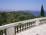 View from Achilleon Palace, Corfu, Ionian Islands, Greece