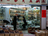 Dried Seafood Shop, Des Voeux Road West, Sheung Wan, Hong Kong Island, Hong Kong, China