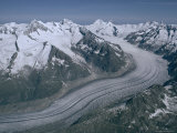 Buy Aletschglacier, Bernese Alps from South, Switzerland at AllPosters.com