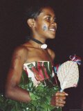 Buy Traditional Village Dancing and Singing, Known as a Meke, Matangi Island Resort, Fiji at AllPosters.com