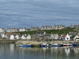 Buy Fishing Boats with Creels at Anchor in Harbour at Findochty, Grampian, Scotland at AllPosters.com