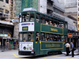 Tram, Sheung Wan, Hong Kong Island, Hong Kong, China