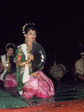 Dancers at Folk Festival, Wakassar, Southern Sulawesi, Indonesia, Southeast Asia