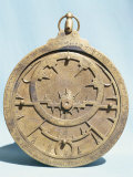 Arabic Brass Astrolabe Dating from 16th Century, Damascus Museum, Syria, Middle East