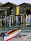 Buy Stilt House Built by Philippino Refugees on East Coast of Borneo by Bajau People at AllPosters.com