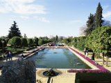 Buy Formal Water Garden in the Alcazar, Cordoba, Andalucia, Spain at AllPosters.com