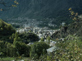 Buy Les Escaldes in Foreground and Andorra La Vella, Andorra at AllPosters.com