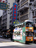 Tram, Sheung Wan, Hong Kong Island, Hong Kong, China