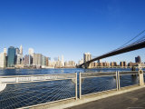 Buy Brooklyn Bridge and Manhattan from Fulton Ferry Landing, Brooklyn, New York City, USA at AllPosters.com