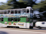 Tram, Causeway Bay, Hong Kong Island, Hong Kong, China