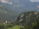 Village of Trnovo Ob Soci in Soca Valley, Triglav National Park, Julian Alps, Slovenia